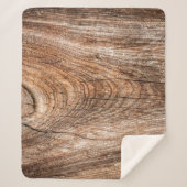 Baumstruktur Rohholz Sherpadecke (Vorderseite)