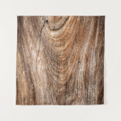 Baumstruktur Rohholz Wandteppich (Vorderseite (Horizontal))