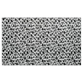 Baumstruktur und Leaf-Formmuster 051017 - Schwarz Stoff (Yard (91,4 cm))