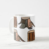 Baumstumpf Arborist Baumpfleger Kaffeetasse (Vorderseite Links)