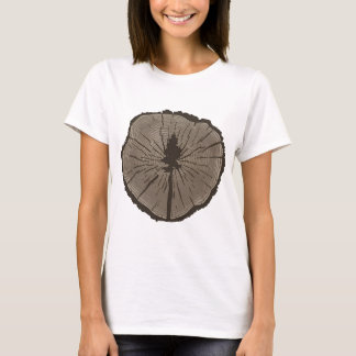 Baumstumpf des Lebens Naturdesign | Waldlandschaft T-Shirt