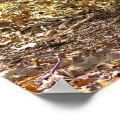 Baumstumpf im Wald Poster (Ecke)