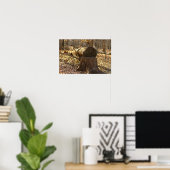 Baumstumpf im Wald Poster (Heimbüro)