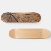 Baumstumpf Textur Skateboard (Horizontal)