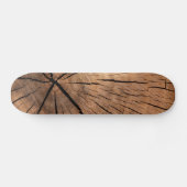 Baumstumpf Textur Skateboard (Horizontal)