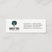Baumsymbol / Landscaper Mini Visitenkarte (Vorderseite)