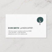 Baumsymbol / Landscaper Visitenkarte (Rückseite)