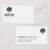 Baumsymbol / Landscaper Visitenkarte (Vorne/Hinten)