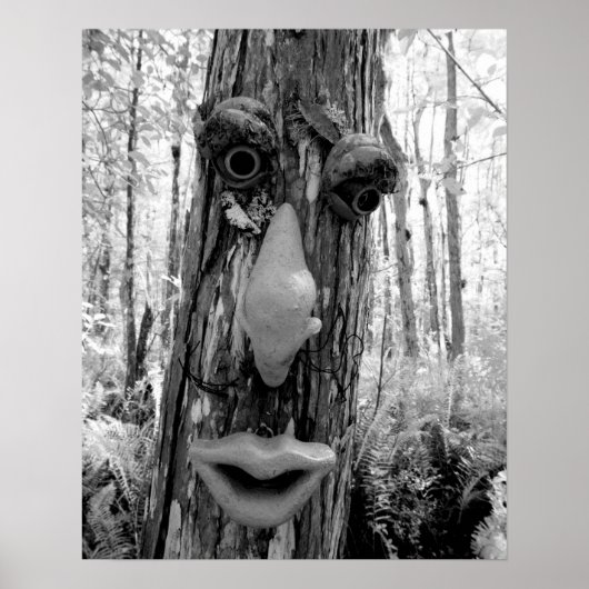 Baumtroll auf einem Big Cypress-Baum. Poster (Vorne)