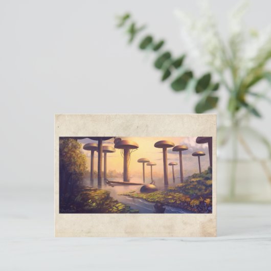 Baumtürme - Postkarte (Stehend Vorderseite)