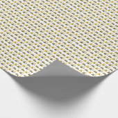 Baumüllkipper, Kran & Bagger Geschenkpapier (Ecke)