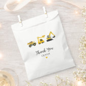 Baumüllkipper, Kran & Bagger Geschenktütchen (Ausgeschnitten)