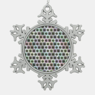 Baumuster der Rasenböden, Schneeflocken Zinn-Ornament