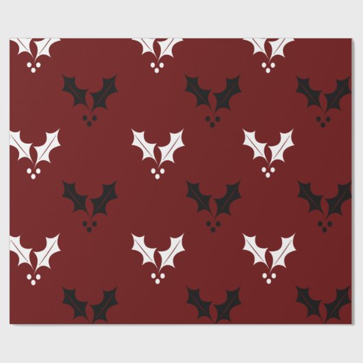 Baumuster für Blätter Geschenkpapier (Flach)