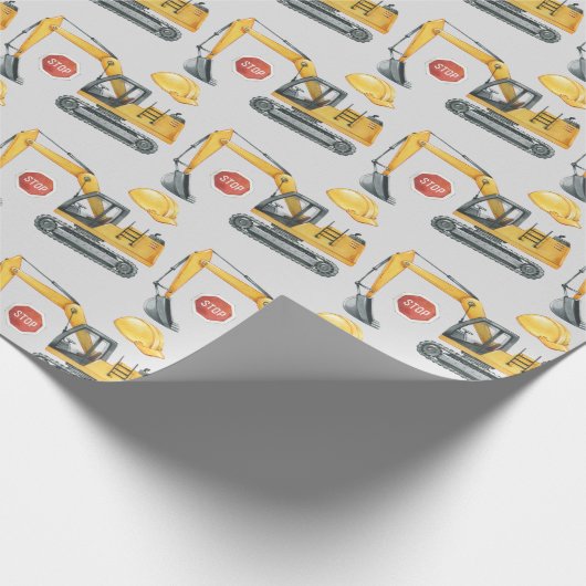 Baumuster für Lkw und Zeichen Geschenkpapier (Ecke)