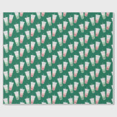 Baumuster geschenkpapier (Flach)