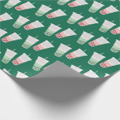 Baumuster  geschenkpapier (Ecke)