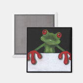 BAUMUSTER-HOLDING-SIGN: SIE PICKEN WORT MAGNET (Vorderseite/Rückseite)