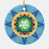 Baumverzierung Keramik Ornament (Hinten)