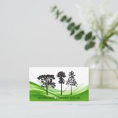 Baumvielfalt | Landflucht | Topiary Visitenkarte (Stehend Vorderseite)