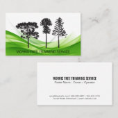 Baumvielfalt | Landflucht | Topiary Visitenkarte (Vorne/Hinten)