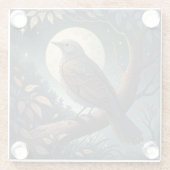 Baumvogel Glasuntersetzer (Rückseite)