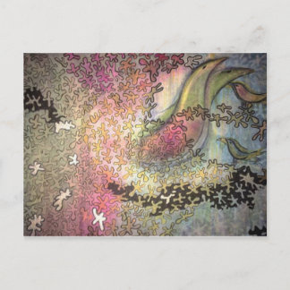 Baumvögel Postkarte