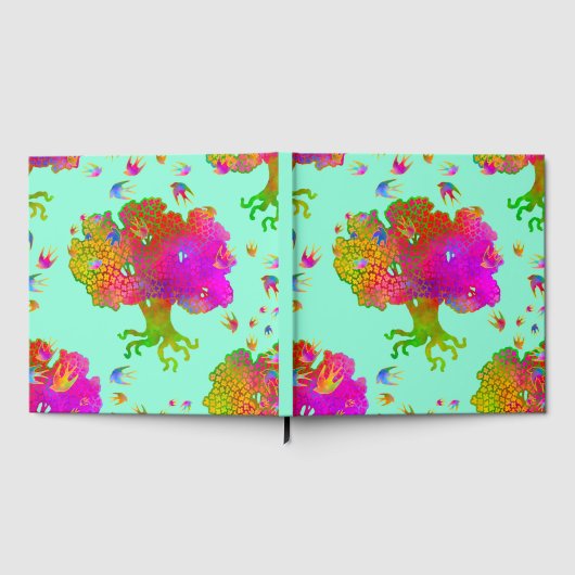 Baumvögel Twilight Gästebuch (Voll)