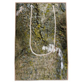 Baumwagen mit Moss Print Mittlere Geschenktüte (Rückseite)