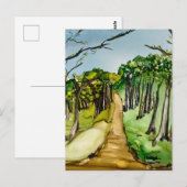 Baumwald Postkarte (Vorne/Hinten)