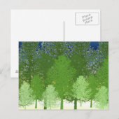 Baumwald Postkarte (Vorne/Hinten)