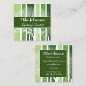 Baumwald Quadratische Visitenkarte (Vorne/Hinten)