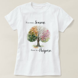 BAUMwatercolor-BIBEL-VERS des T - SHIRT-4-SEASON T-Shirt