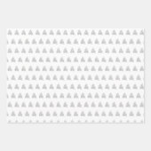 Baumweihgabepapierblätter Geschenkpapier Set (Vorderseite 3)