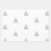 Baumweihgabepapierblätter Geschenkpapier Set (Vorderseite 2)