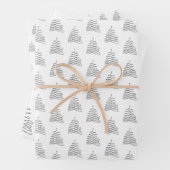 Baumweihgabepapierblätter Geschenkpapier Set (Beispiel)