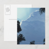 Baumwolken Postkarte (Vorne/Hinten)