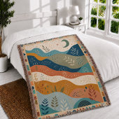 Baumwoll- Doodle -Webdecke Decke