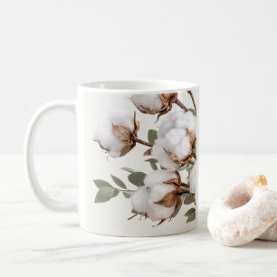 Baumwoll-Kaffeetasse Botanica Neutrales Druckmuste Kaffeetasse