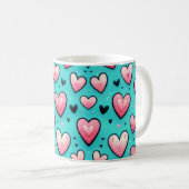 Baumwoll-Liebe Kaffeetasse (VorderseiteRechts)