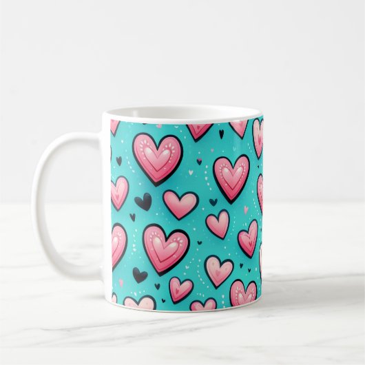 Baumwoll-Liebe Kaffeetasse (Links)