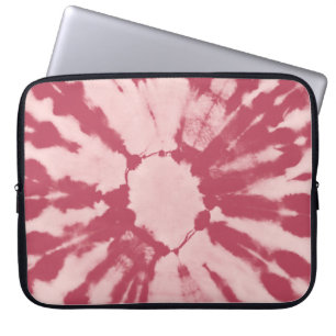 Baumwoll-Stoff-Tie-Dye-Muster abstrakter Hintergru Laptopschutzhülle