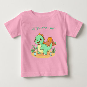 Baumwoll-T-Shirt - Dinosaurier-Spaß Baby T-shirt