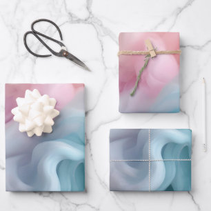 Baumwoll Zucker Abstrakt Geschenkpapier Set