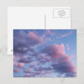 Baumwoll Zucker Sonnenuntergang Postkarte (Vorne/Hinten)