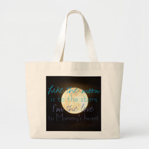 Baumwollbaby-Mond zur Jumbo Stoffbeutel