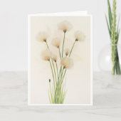 BaumwollBlume Karte (Vorderseite)