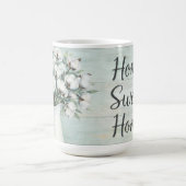 Baumwollblumen Farmhouse Rustikale Kaffeetasse (Mittel)