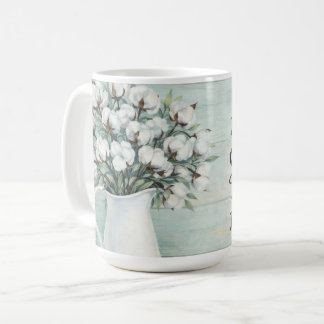 Baumwollblumen Farmhouse Rustikale Kaffeetasse