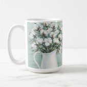 Baumwollblumen Farmhouse Rustikale Kaffeetasse (Links)